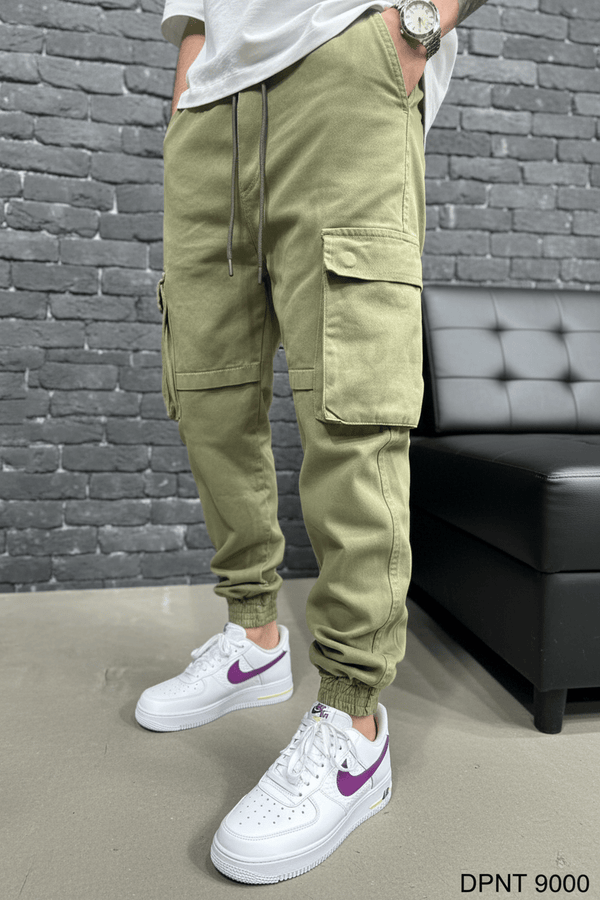 Pantalon Cargo Jogger green 9000