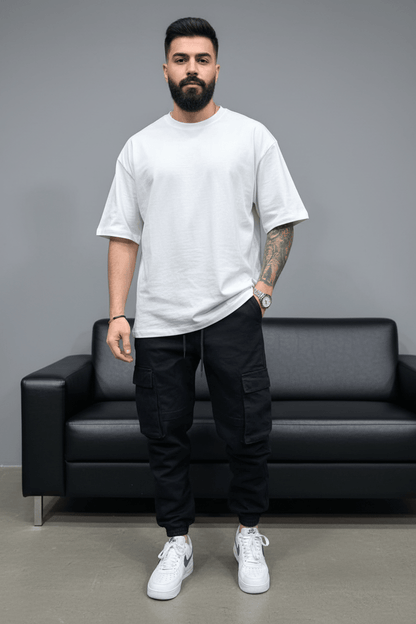 Pantalon Cargo Jogger black 9000 - ZG PREMIUM