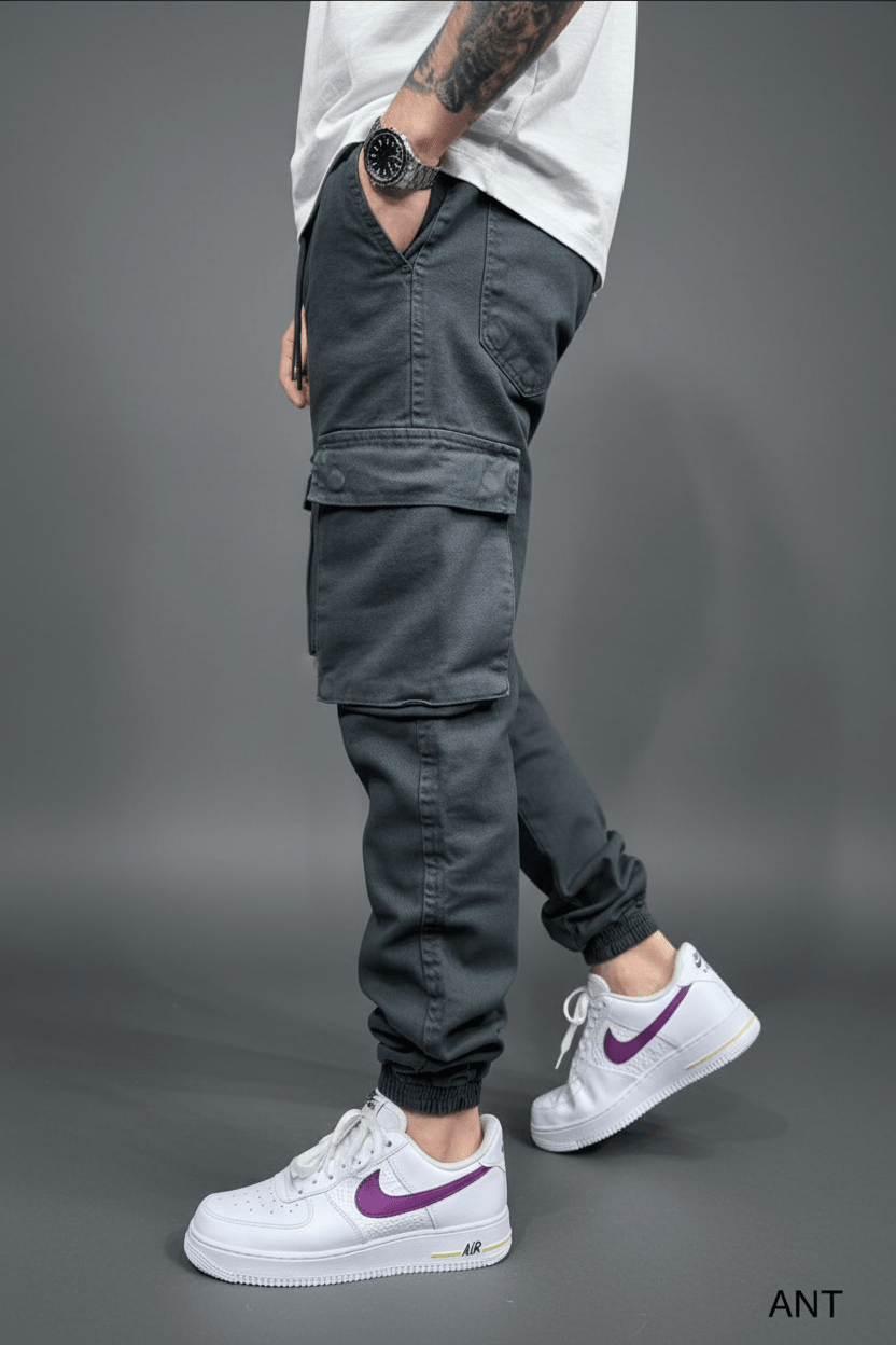 Pantalon Cargo Jogger antracite 9000 - ZG PREMIUM