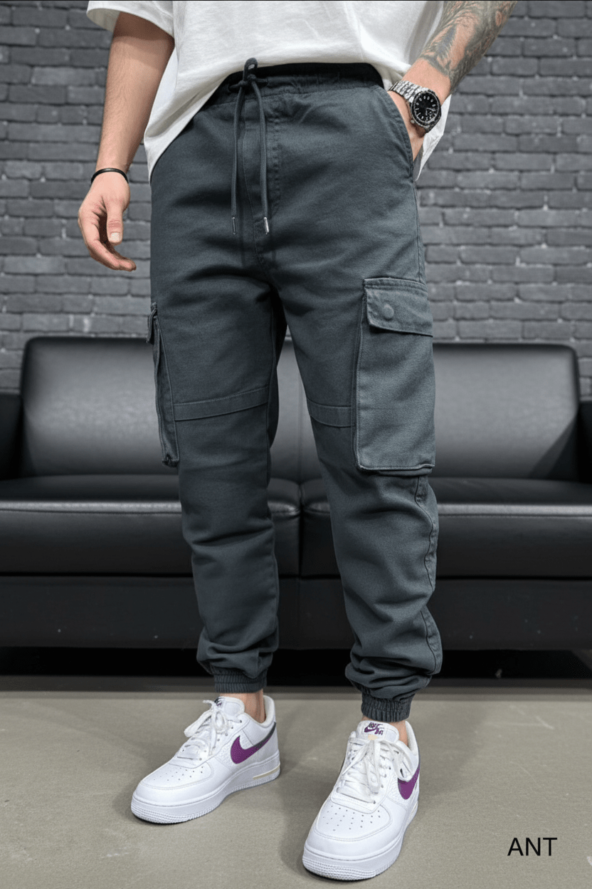 Pantalon Cargo Jogger antracite 9000 - ZG PREMIUM