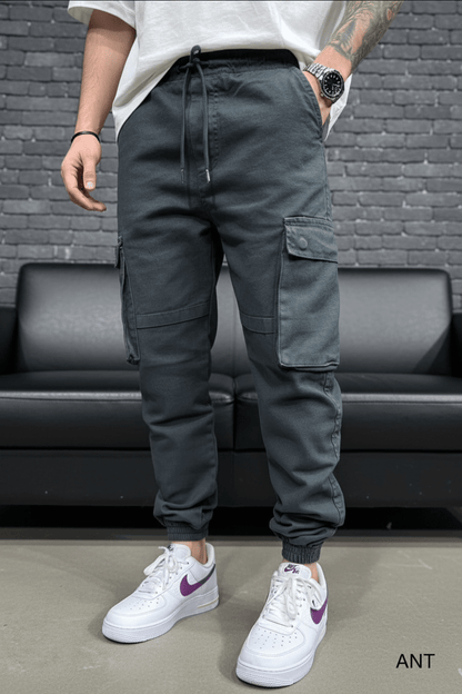 Pantalon Cargo Jogger antracite 9000 - ZG PREMIUM