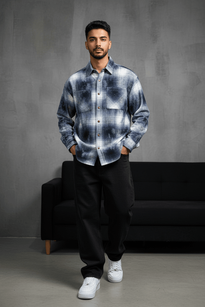 Chemise Carreaux Tie - Dye Homme 2619 - ZG PREMIUM