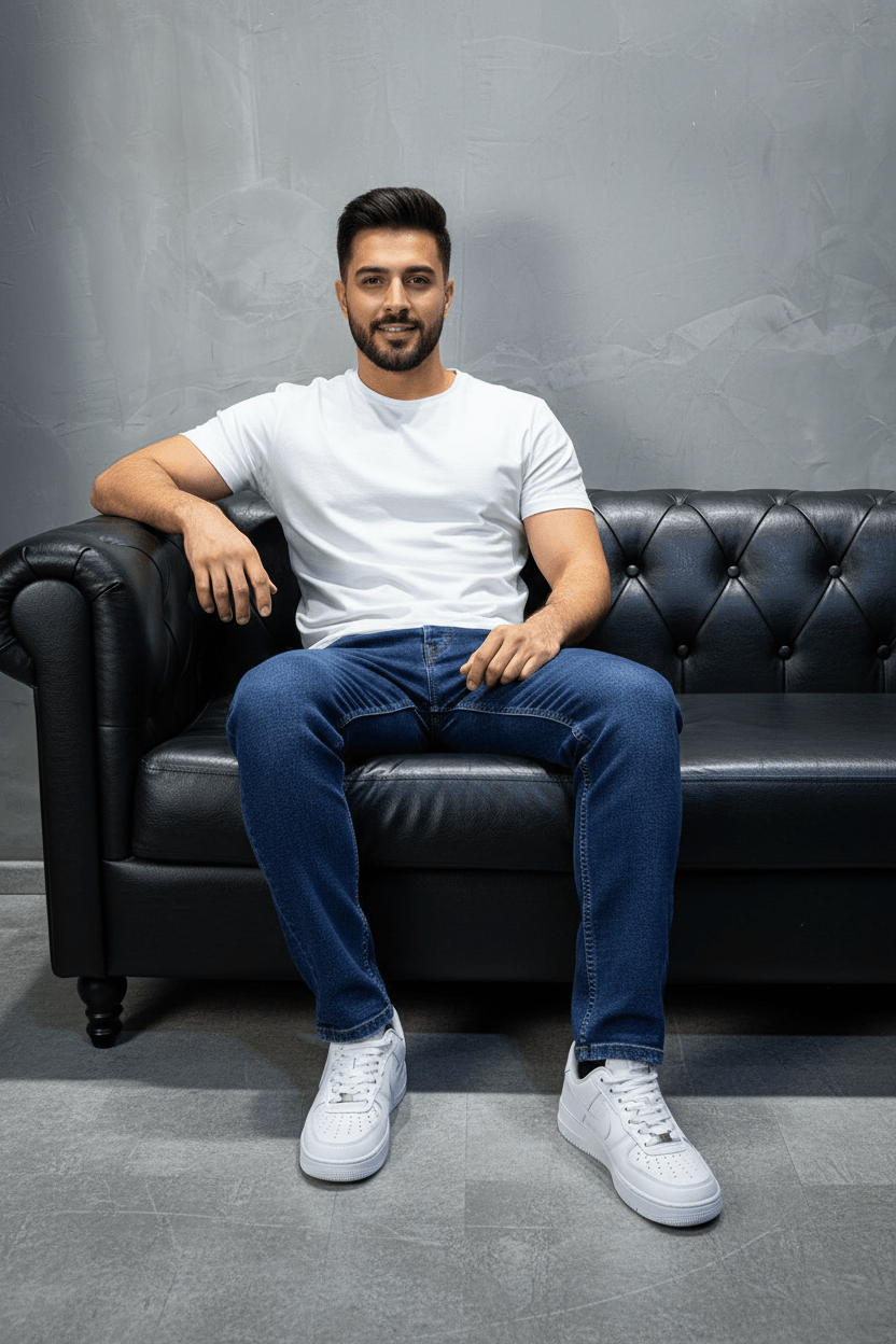 Jeans Homme Bleu Foncé 926 - ZG PREMIUM