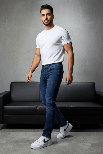Jeans Homme Bleu Foncé 926 - ZG PREMIUM