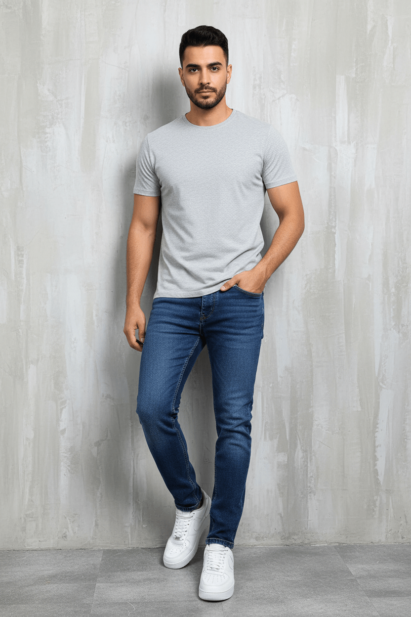 Jeans Homme Bleu Foncé 926 - ZG PREMIUM