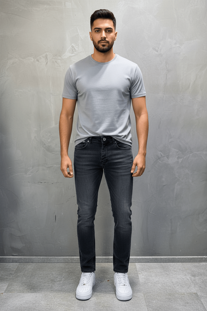 Jeans Homme Gris Foncé 928 - ZG PREMIUM