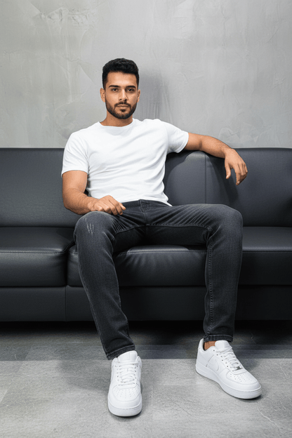 Jeans Homme Noir Délavé 929 - ZG PREMIUM