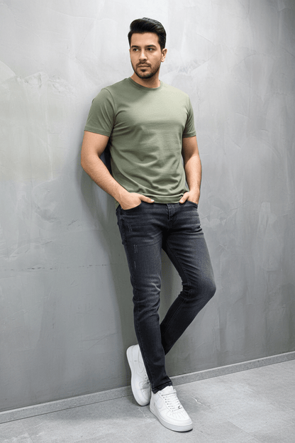 Jeans Homme Noir Délavé 929 - ZG PREMIUM