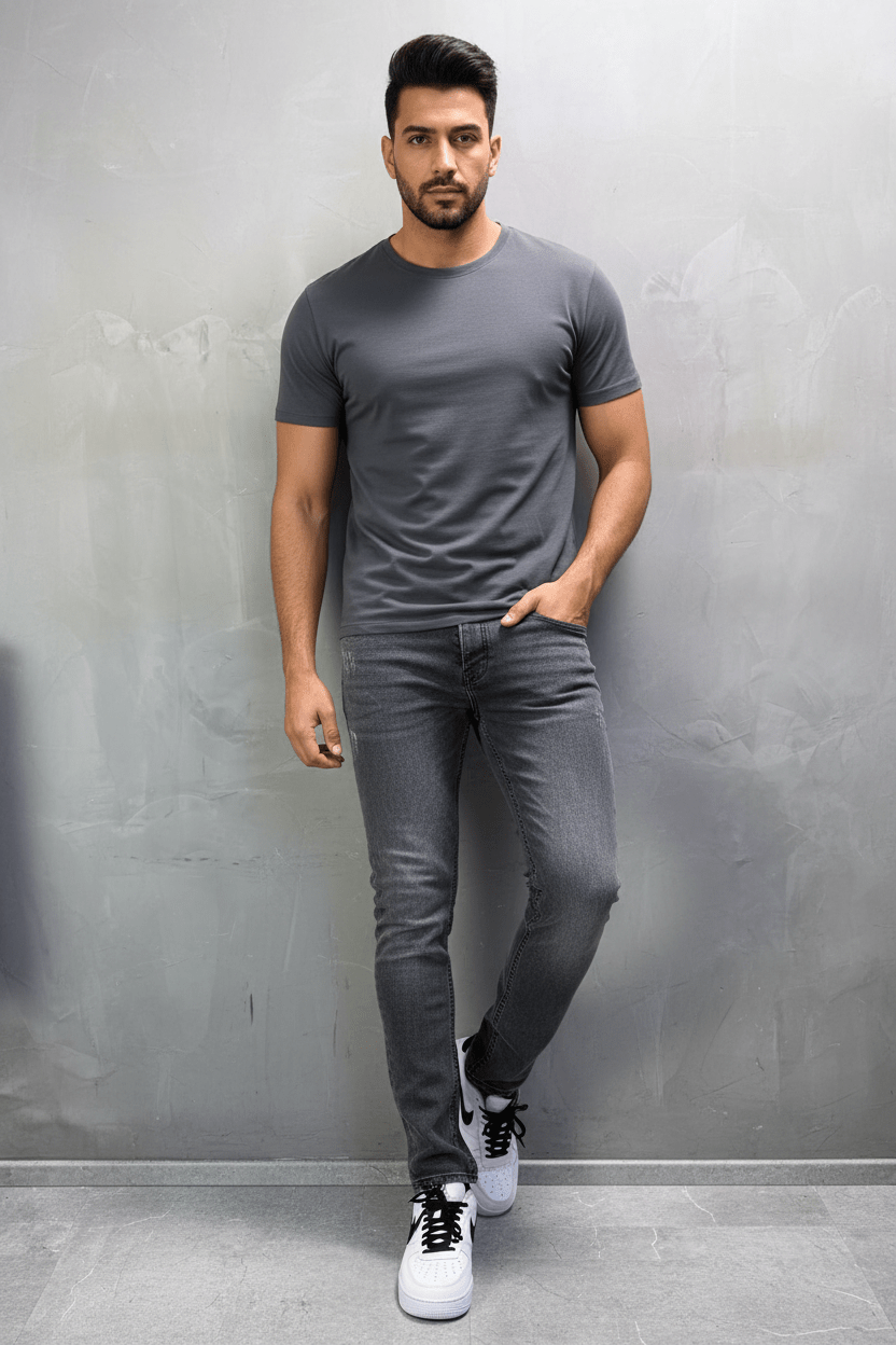 Jeans Homme gris Délavé 929 - ZG PREMIUM