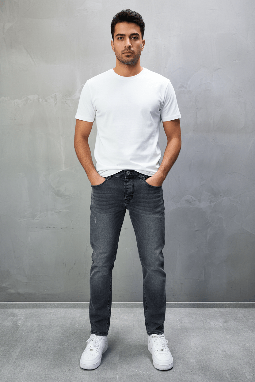Jeans Homme gris Délavé 929 - ZG PREMIUM