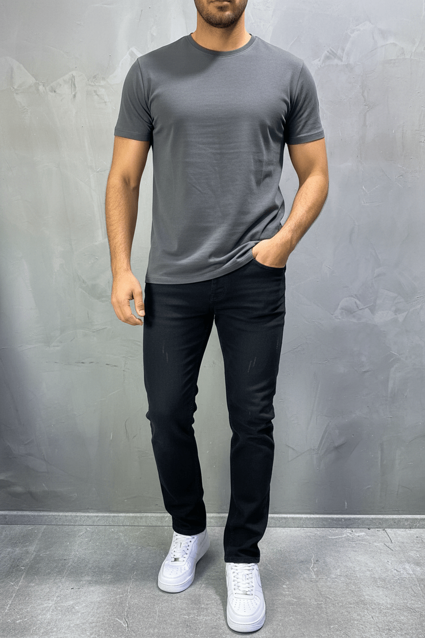 Jeans Homme noir Déchiré 930 - ZG PREMIUM