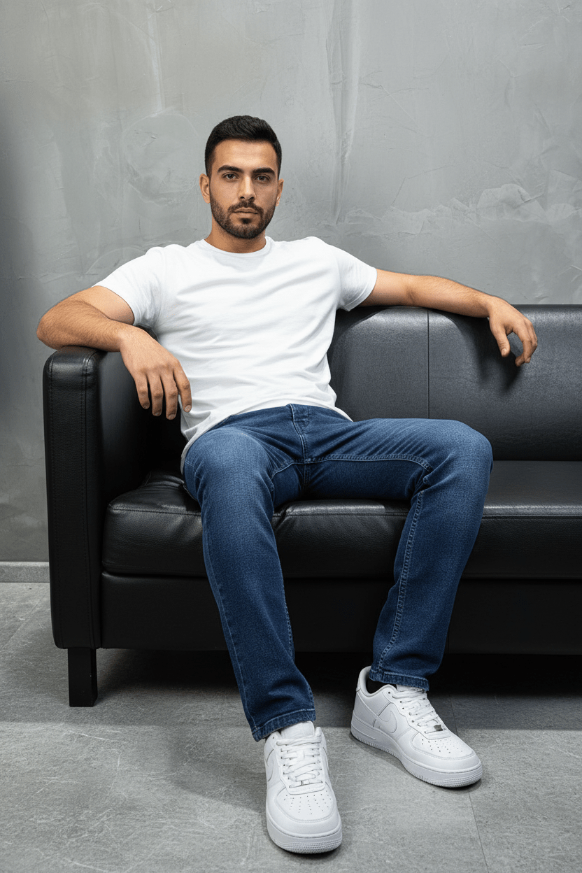 Jean Homme Bleu clére Déchiré 959 - ZG PREMIUM