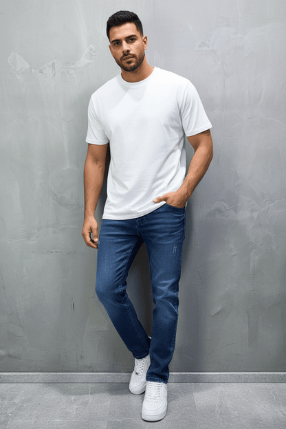 Jean Homme Bleu clére Déchiré 959 - ZG PREMIUM
