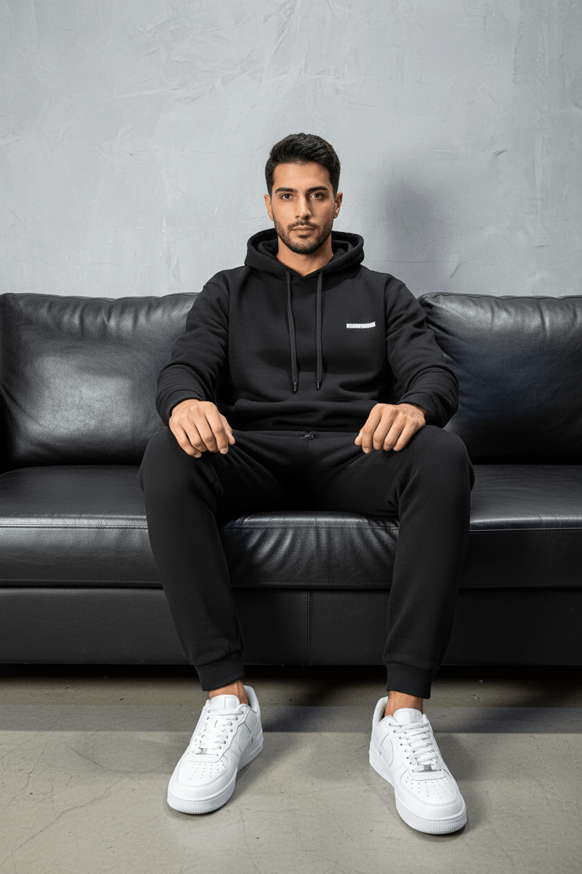 Ensemble Homme Noir 25k326 - ZG PREMIUM