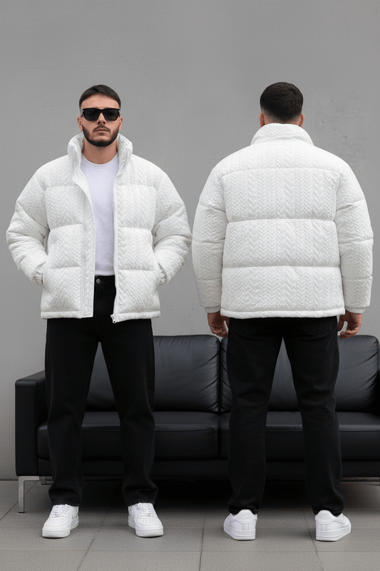 Doudoune Homme Matelassée blanc 9060 - ZG PREMIUM