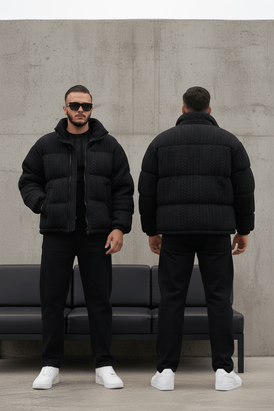 Doudoune Homme Matelassée Noire 9060 - ZG PREMIUM