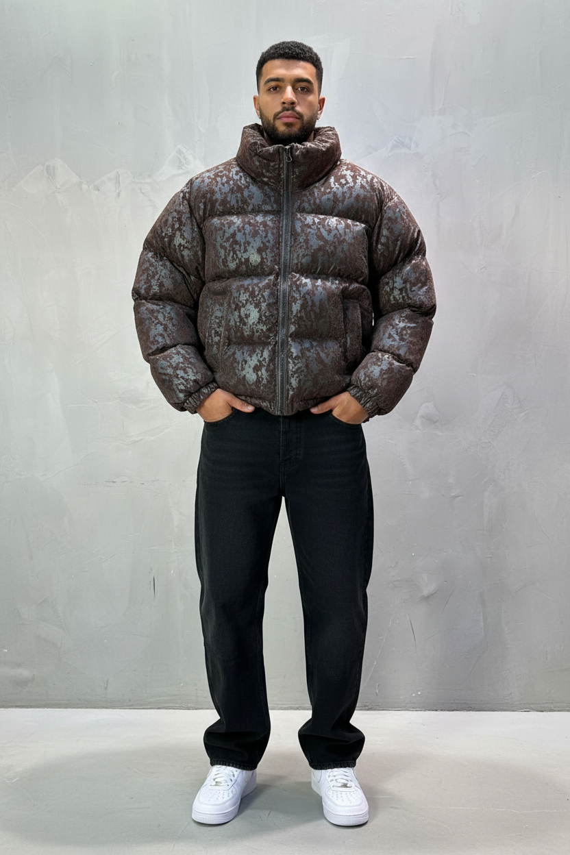 doudoune homme brown