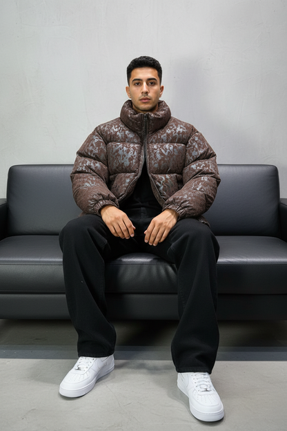 doudoune homme brown