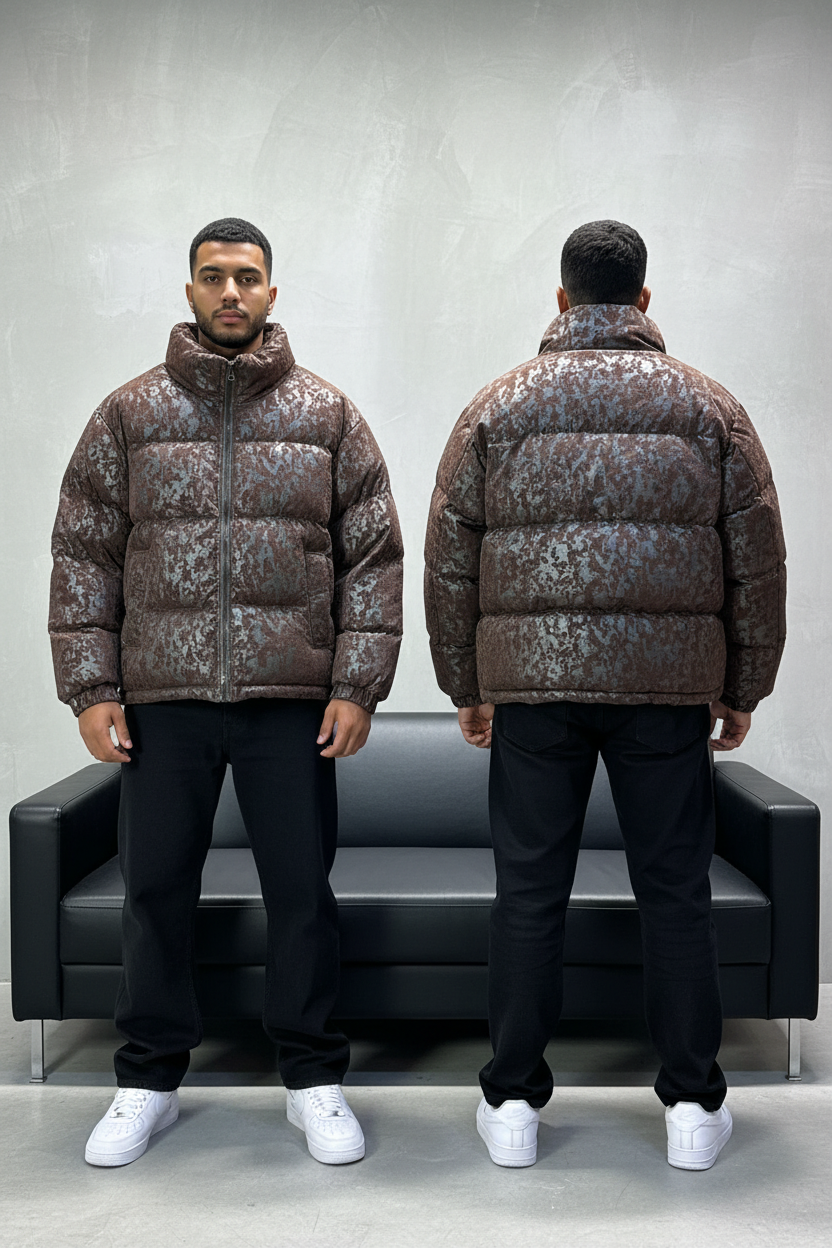 doudoune homme brown