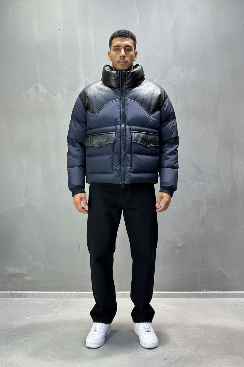 doudoune homme Blue 2509