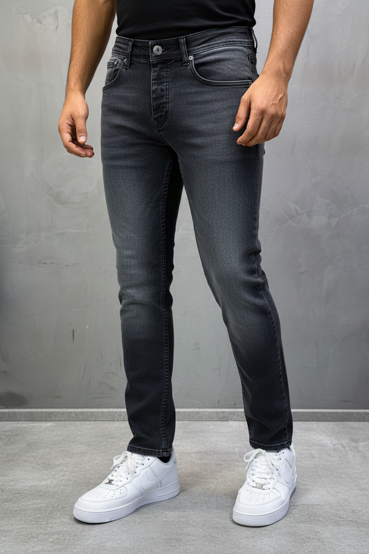 Jeans Homme Gris Foncé 928