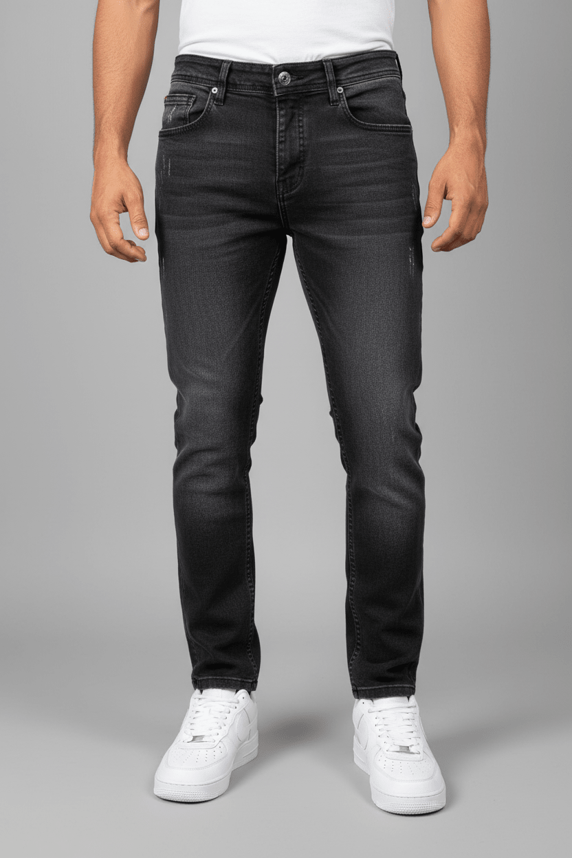 Jeans Homme Noir Délavé 929 - ZG PREMIUM