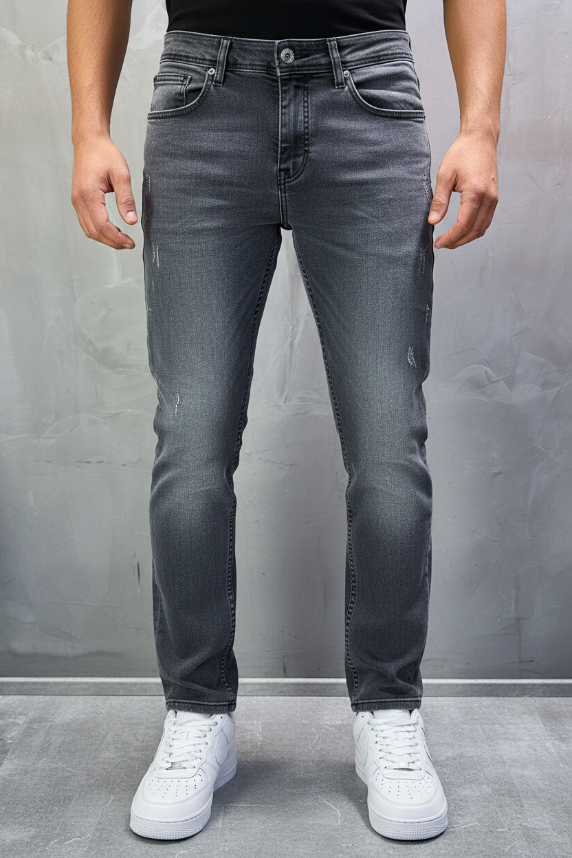 Jeans Homme gris Délavé 929