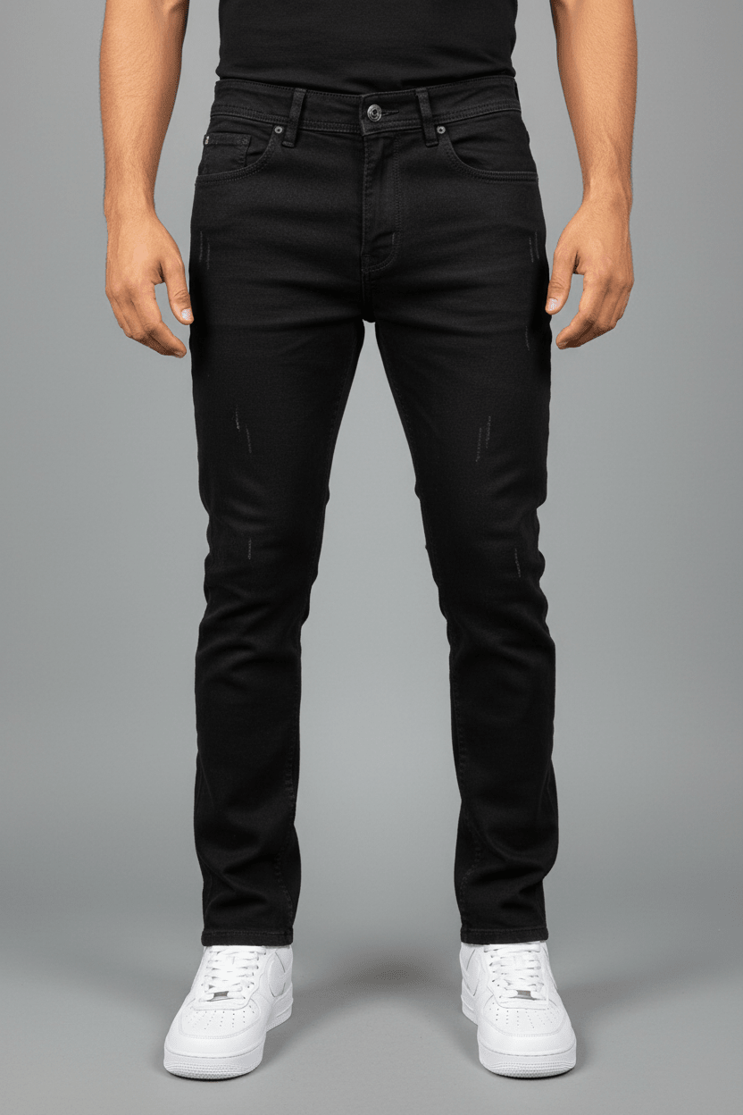 Jeans Homme noir Déchiré 930 - ZG PREMIUM