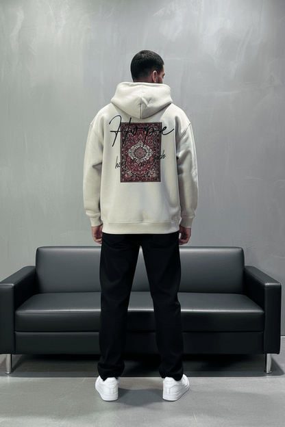 Hoodie Hope Beige Oversize 4968 - ZG PREMIUM