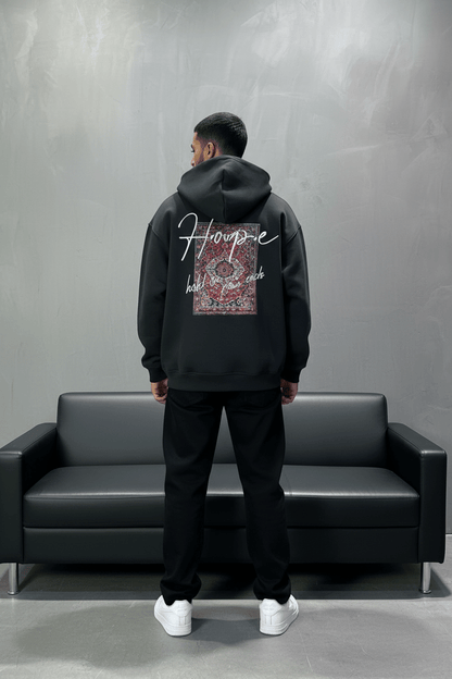 Hoodie Hope black Oversize 4968 - ZG PREMIUM