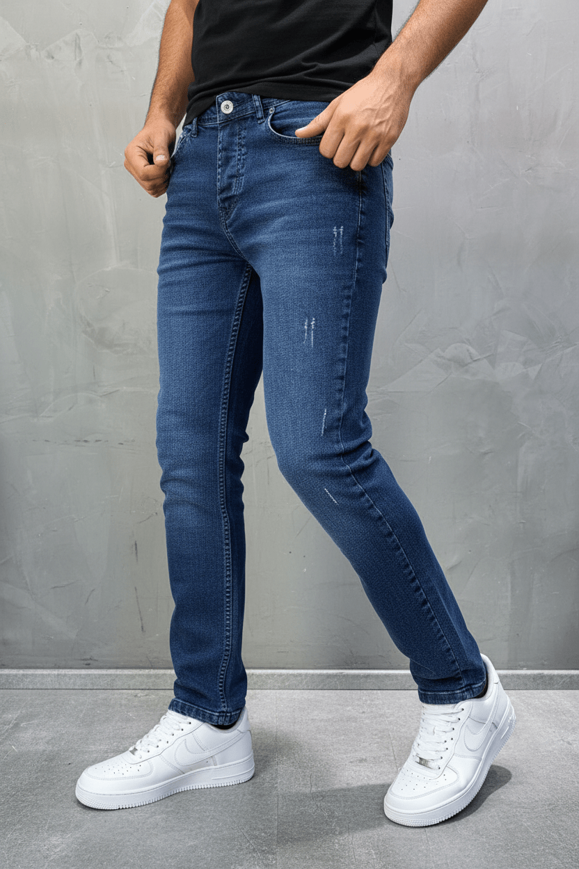 Jean Homme Bleu clére Déchiré 959 - ZG PREMIUM