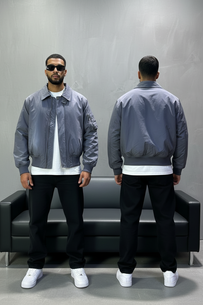 Vest homme Gris 5758