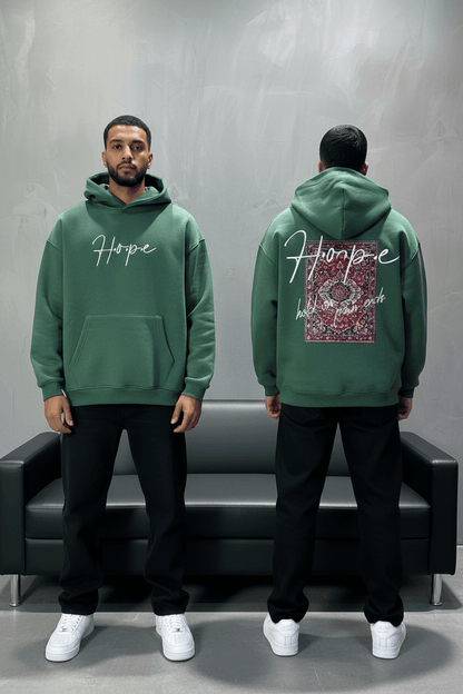 Hoodie Hope Vert Oversize 4968 - ZG PREMIUM