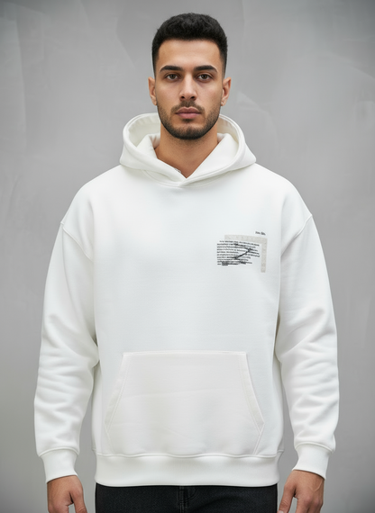 HOODIE SAW OVERSIZE WHITE 4995