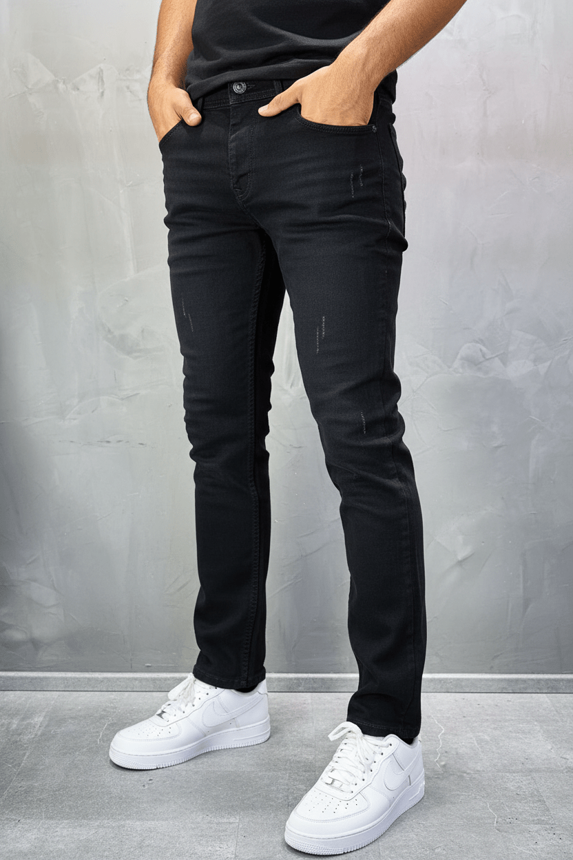 Jeans Homme noir Déchiré 930 - ZG PREMIUM