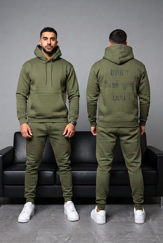 Ensemble jogging homme khaki  6079