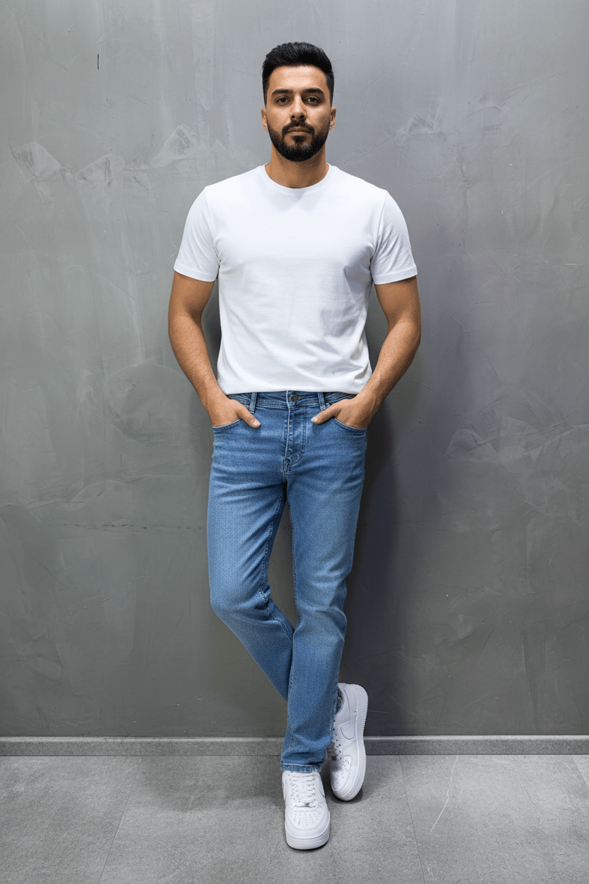 Jeans Homme Bleu Clair 926 - ZG PREMIUM