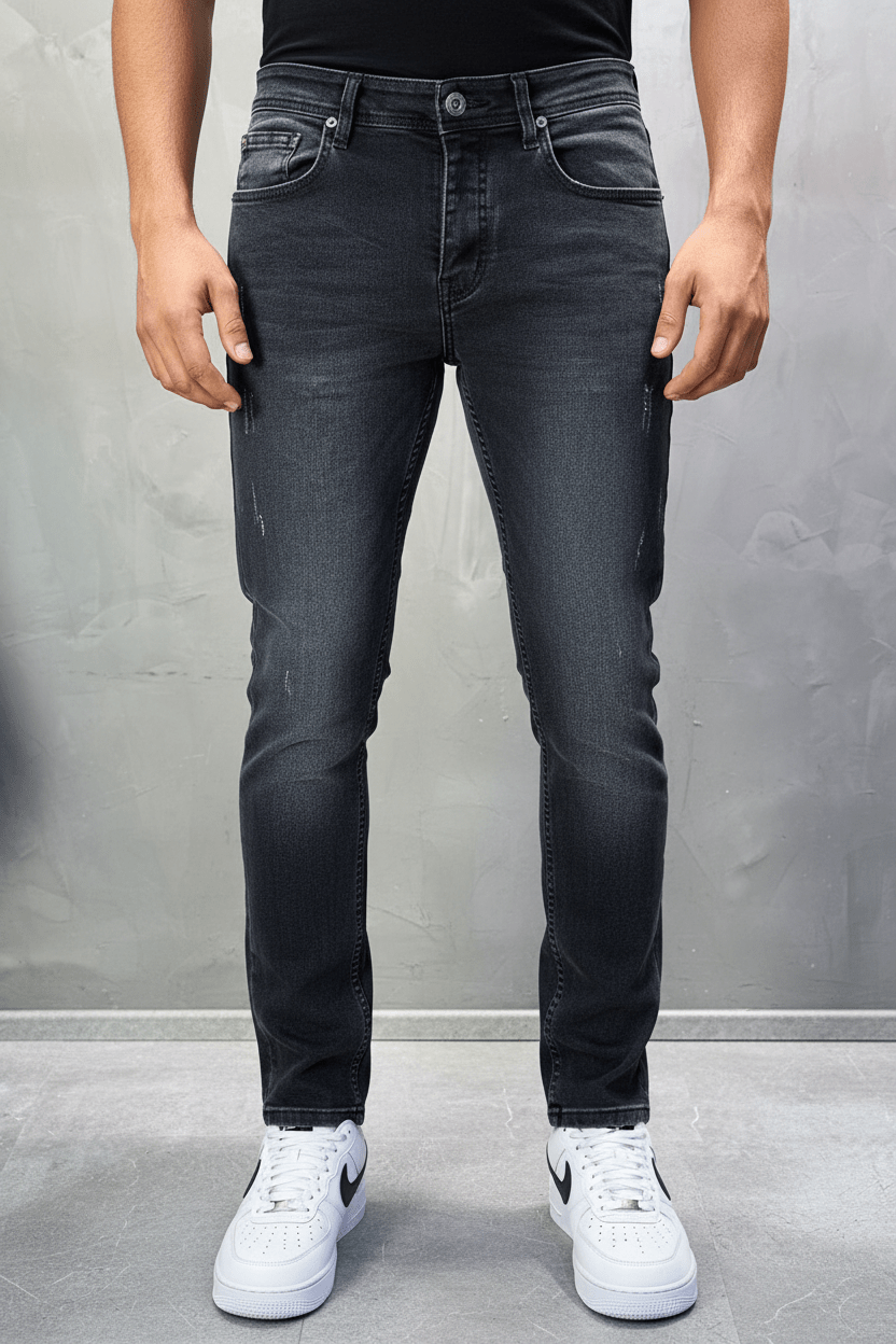 Jeans Homme Noir Délavé 929 - ZG PREMIUM