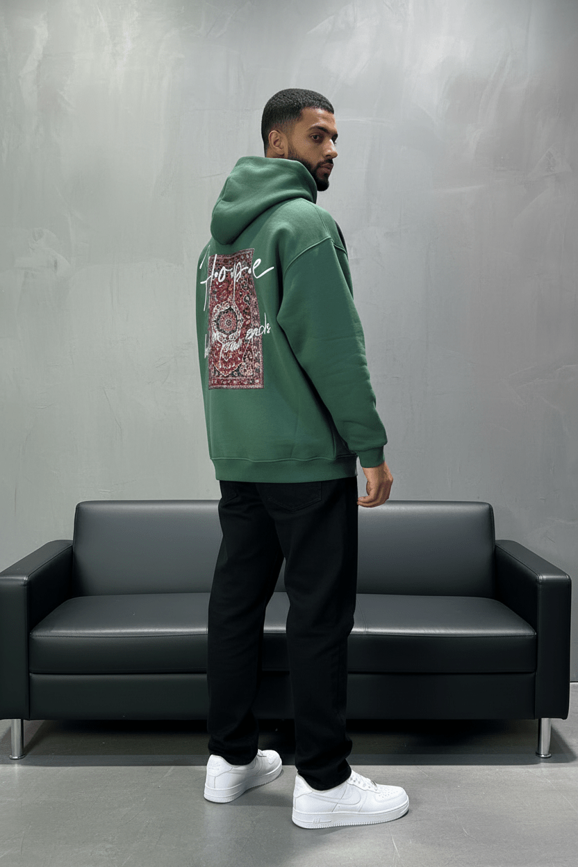 Hoodie Hope Vert Oversize 4968 - ZG PREMIUM