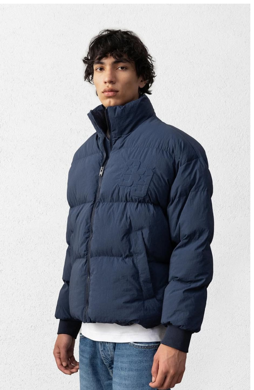 PUFER JACKET SIMPLE  BLEU 3997