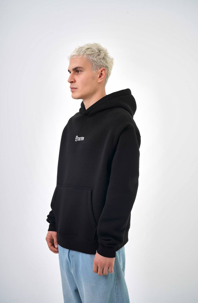 HOODIE OVERSIZE BLACK 5018