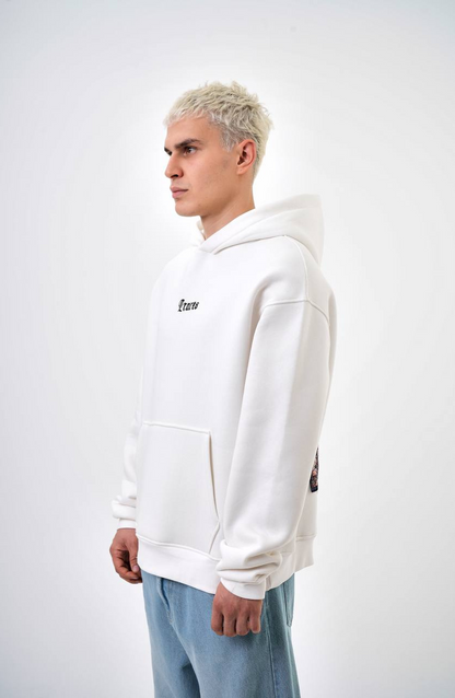 HOODIE OVERSIZE WHITE 5018