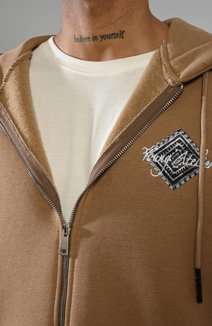 HOODIE BLOW UP BEIGE H51