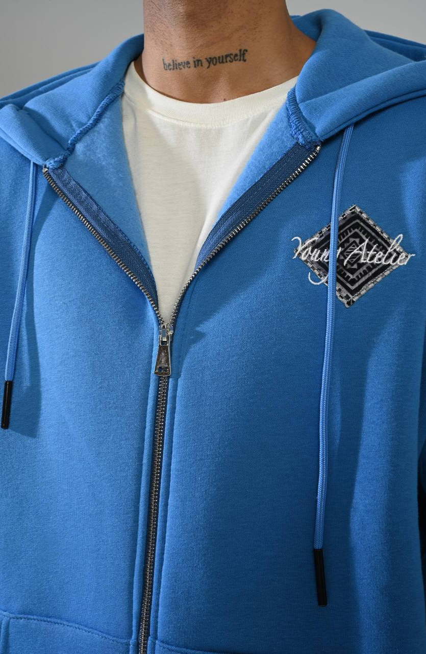 HOODIE BLOW UP BLUE H51