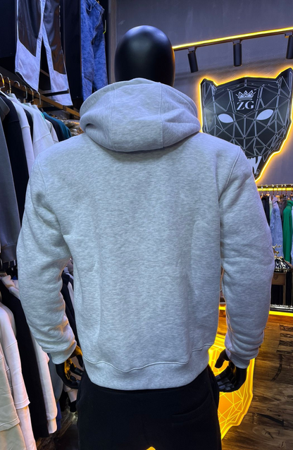 HOODIE MECANIC GREY SIMPLE