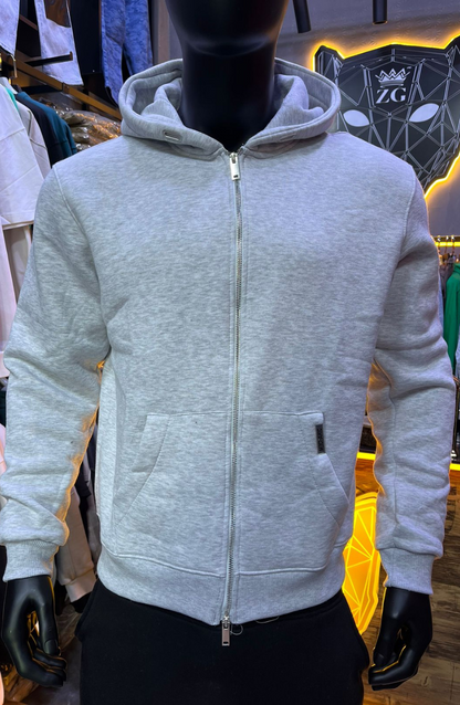 HOODIE MECANIC GREY SIMPLE