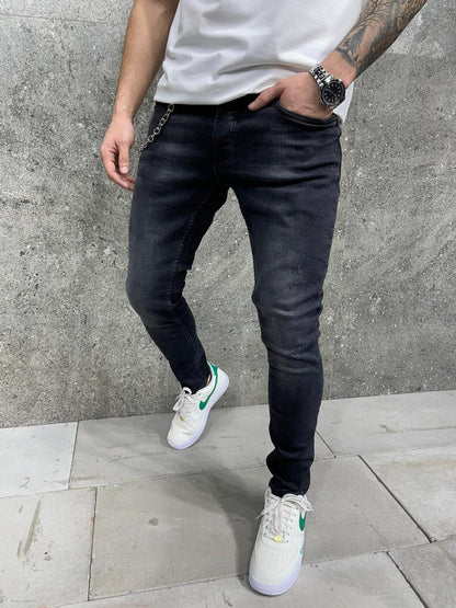 JEANS GRIS NOIRE B7800/K500