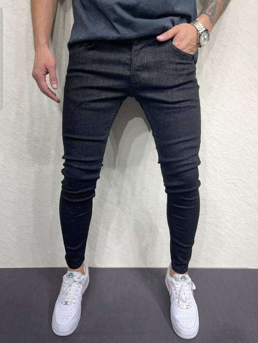 JEANS NOIR SLIM B7271