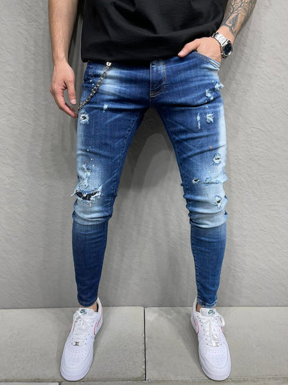 JEANS BLUE Déchiré B7102