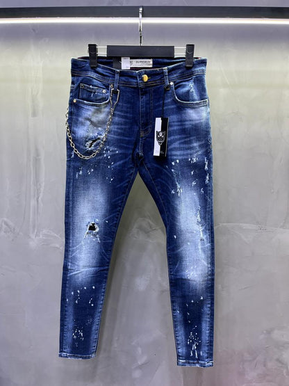 JEANS BLUE Déchiré B7101